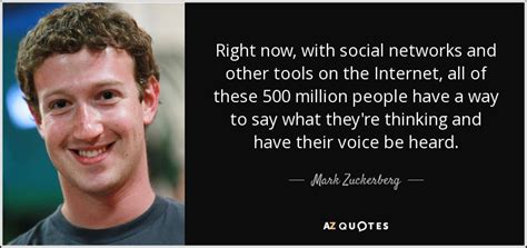 mark zuckerberg quotes on social media